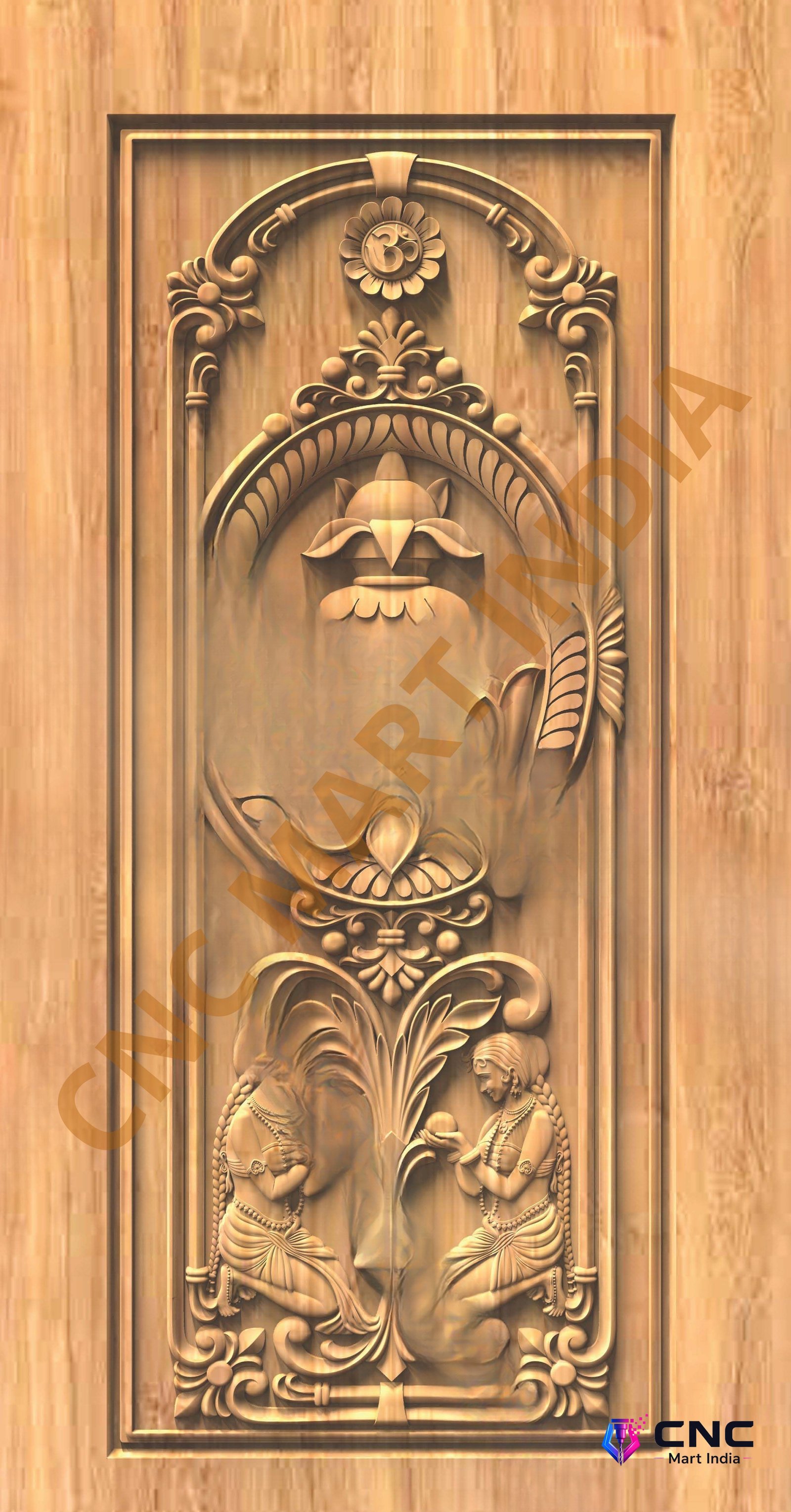 GSK EMBOSSING - EMD-11 Divine Carved Relief CNC Design